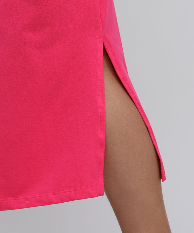 Women's Bottom Long Slip_Dark Pink