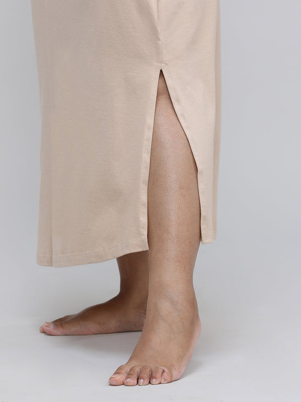 Women's Bottom Long Slip_Beige