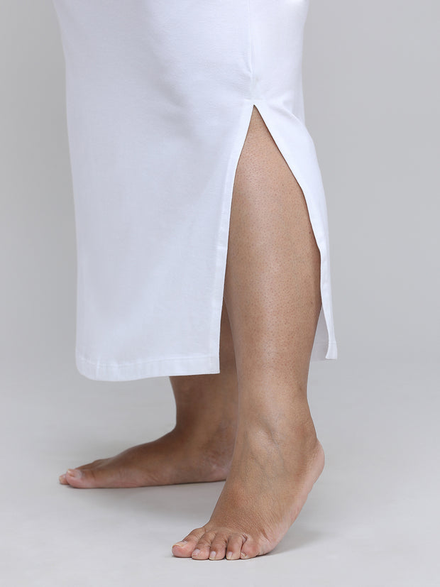 Womens Bottom Long Slip _ White