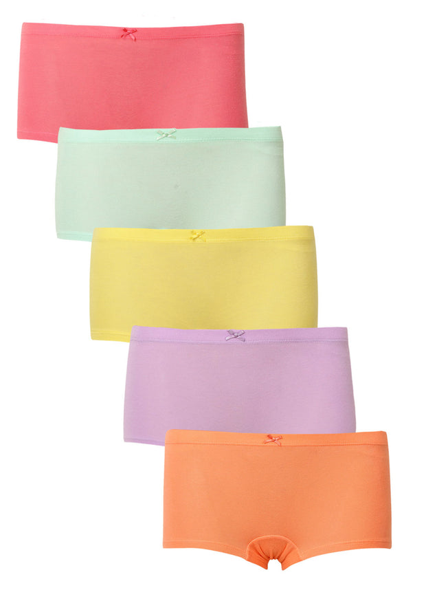 Girls Boyshorts Multicolor Combo Pack of 5