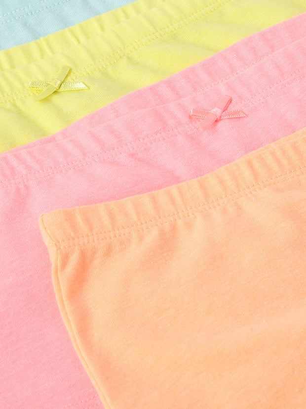 Girls Boy Shorties - Multicolor- Pack of 4
