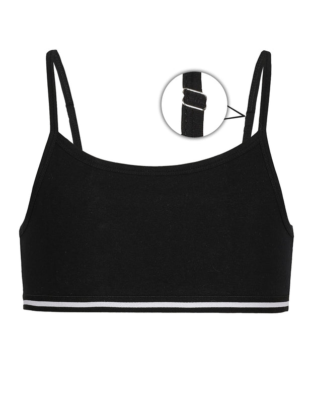 4 Pack Beginners Bra - Solid Colors
