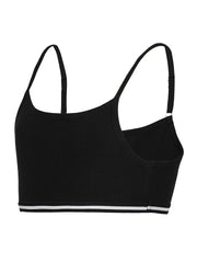 Girls Beginners Bra Black color pack of 2