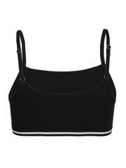 Girls Beginners Bra Black color pack of 2