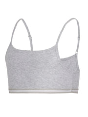 Girls Beginners Bra Grey & White color combo pack of 2