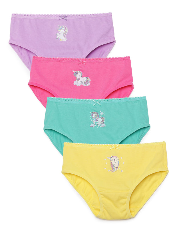 Unicorn Printed Briefs Pack of 4