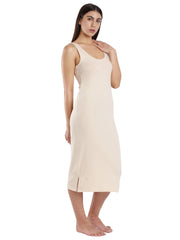 WOMENS SOLID BEIDGE COLOR INNER KURTHI LONG-SLIP