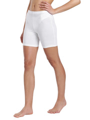 Women's Solid White Color Inner Shorts