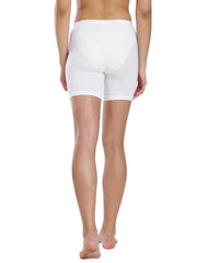 Women's Solid White Color Inner Shorts