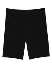 Girls Shorts - Solid Grey and Black Combo - Pack of 2