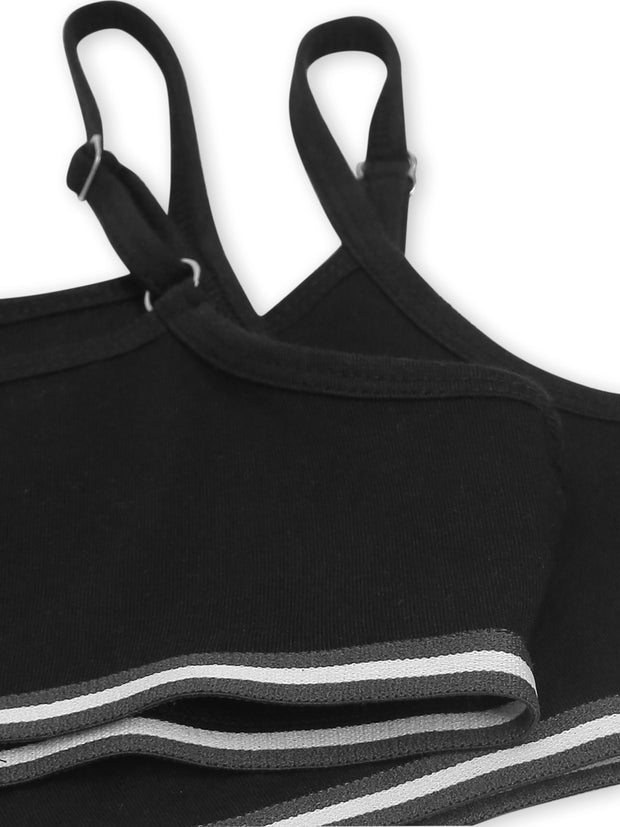 Girls Beginners Bra_ Black Combo