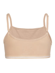 Girls Beginners Bra White & Nude color combo pack of 2