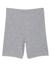 Girls Shorts - Solid Grey and Black Combo - Pack of 2
