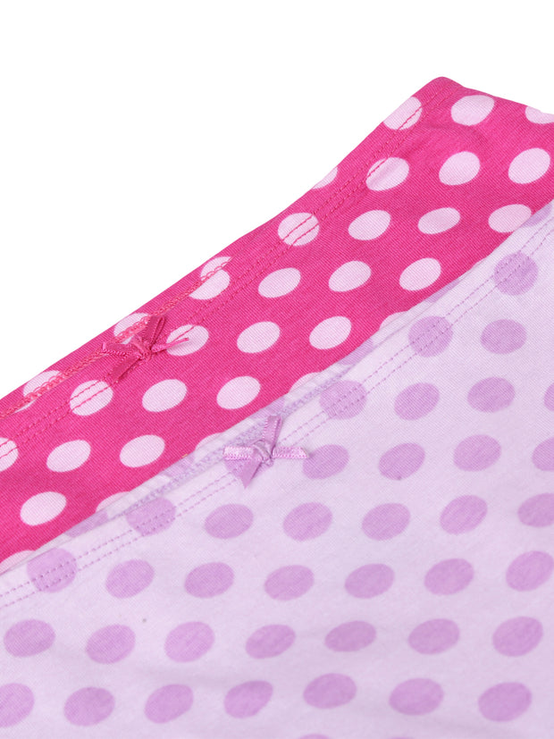 Girls Shorties - dark pink & light pink  Combo - Pack of 2