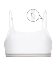 Girls Beginners Bra Grey & White color combo pack of 2