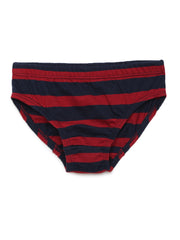 Boys Multicolor Pack of 7 Stripped Breifs