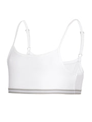 Girls Beginners Bra Grey & White color combo pack of 2