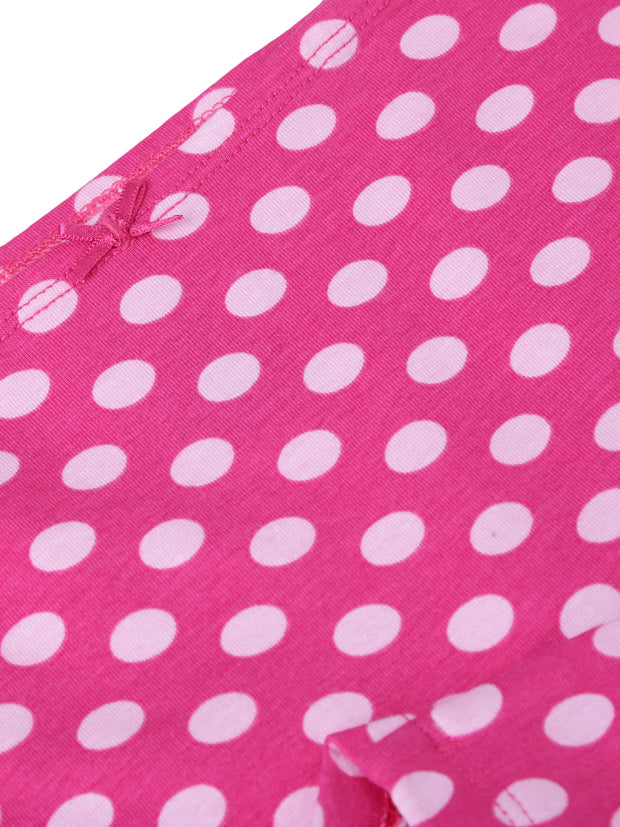 Girls Shorties - dark pink & light pink  Combo - Pack of 2