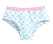 CHARM N CHERISH Girls Hipster Cotton Briefs Pack of 3 (GWHIP24) 2-12 Years Polka Dotted and Stripes - Multicolor